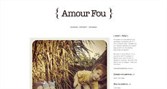 Desktop Screenshot of amourfou-crochet.com