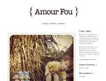 Tablet Screenshot of amourfou-crochet.com